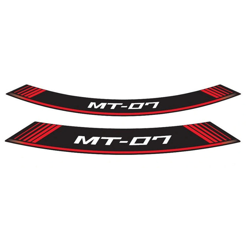 Puig KIT 8 Special Arch Rim Strips | Red | Yamaha MT-07 2014>2024