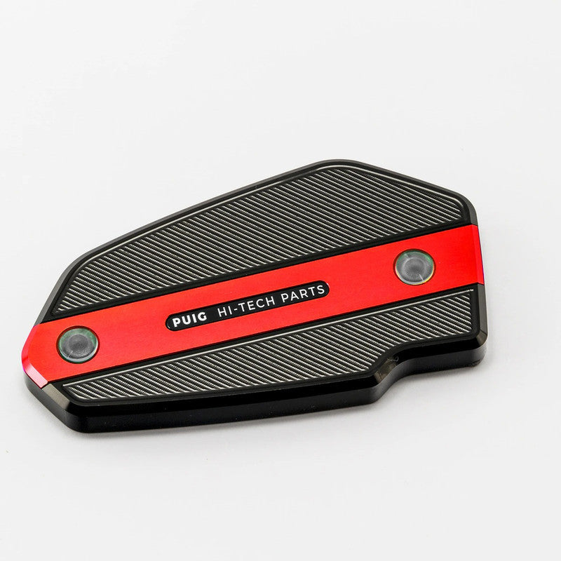 Puig Front Brake Liquid Tank Cover | Red | Kawasaki