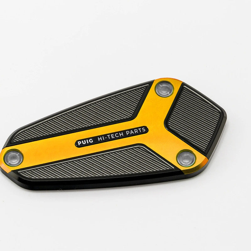 Puig Front Brake Liquid Tank Cover | Gold | Kawasaki