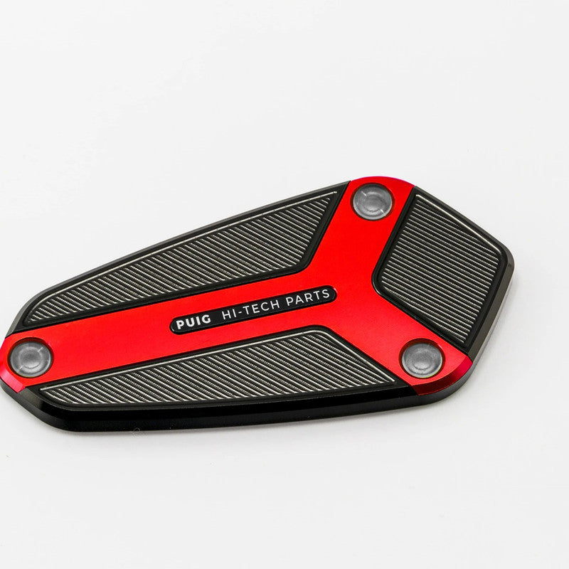 Puig Front Brake Liquid Tank Cover | Red | Kawasaki