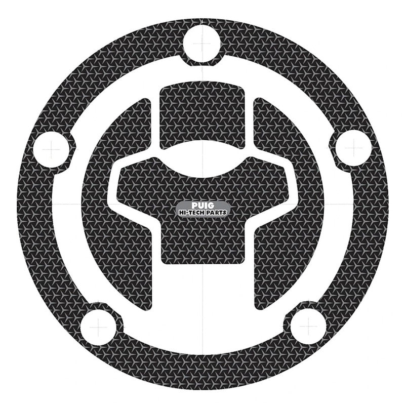 Puig Naked Fuel Cap Covers | Grey | Suzuki M9428U