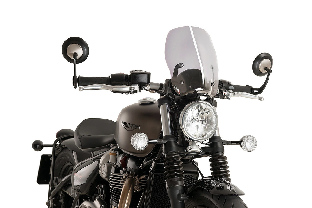 Puig New Generation Sport | Light Smoke | Triumph Bonneville Bobber 2017>2020