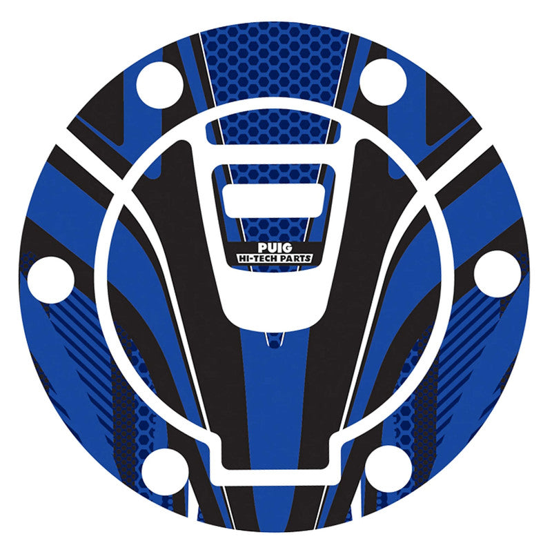 Puig Radikal Fuel Cap Covers | Blue | KTM 1290 Super Adventure/Super Duke