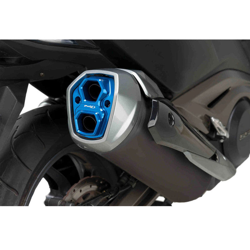 Puig End Tube For Exhaust Escape | Blue | Kymco AK 550 2017>2023