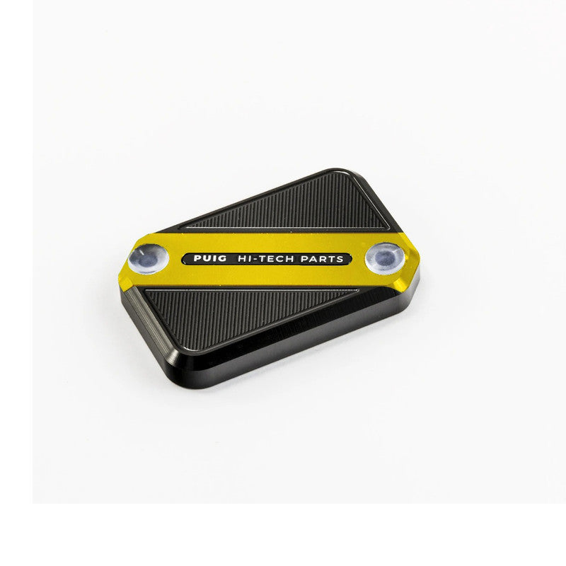 Puig Front Brake Liquid Tank Cover | Gold | Aprilia/BMW/KTM/Suzuki/Triumph