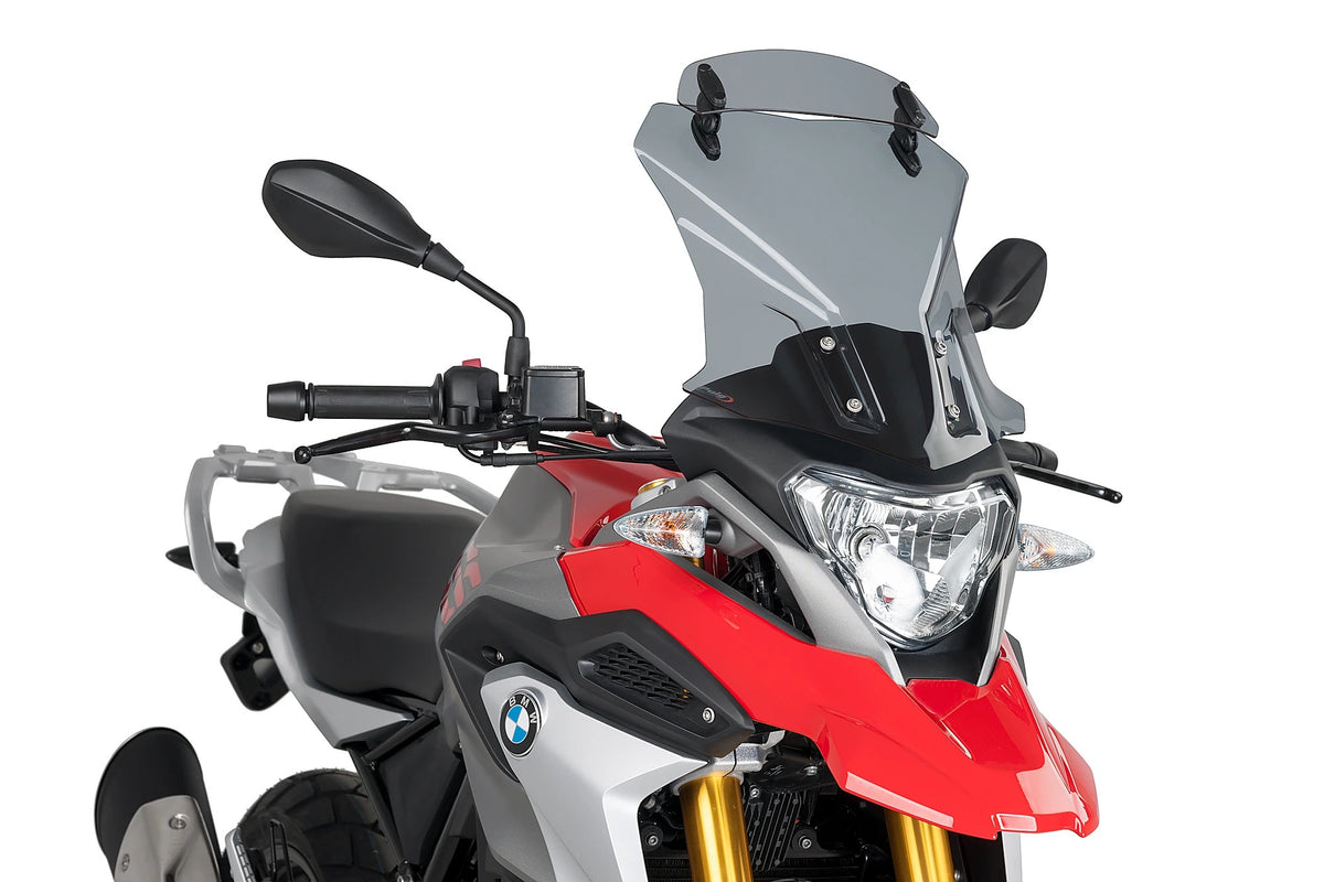 Puig Touring Windshield with Visor | Light Smoke | BMW G 310 GS 2017>2026