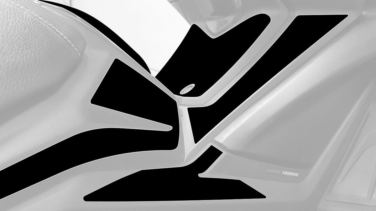 Puig KIT Tankpad Scratch Saver | Black | Kymco AK 550 2017>2023