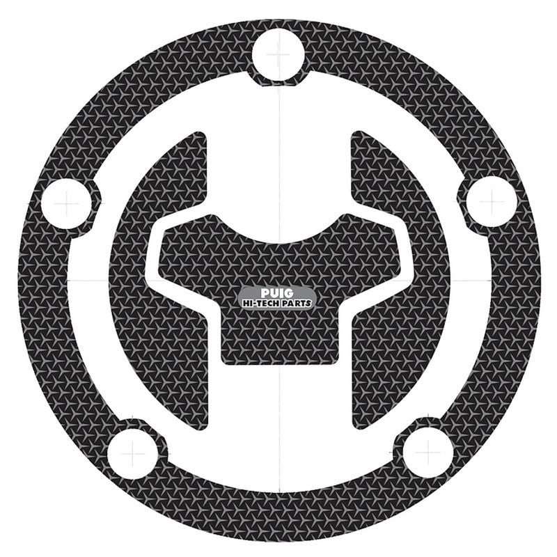 Puig Naked Fuel Cap Covers | Grey | Suzuki M9964U