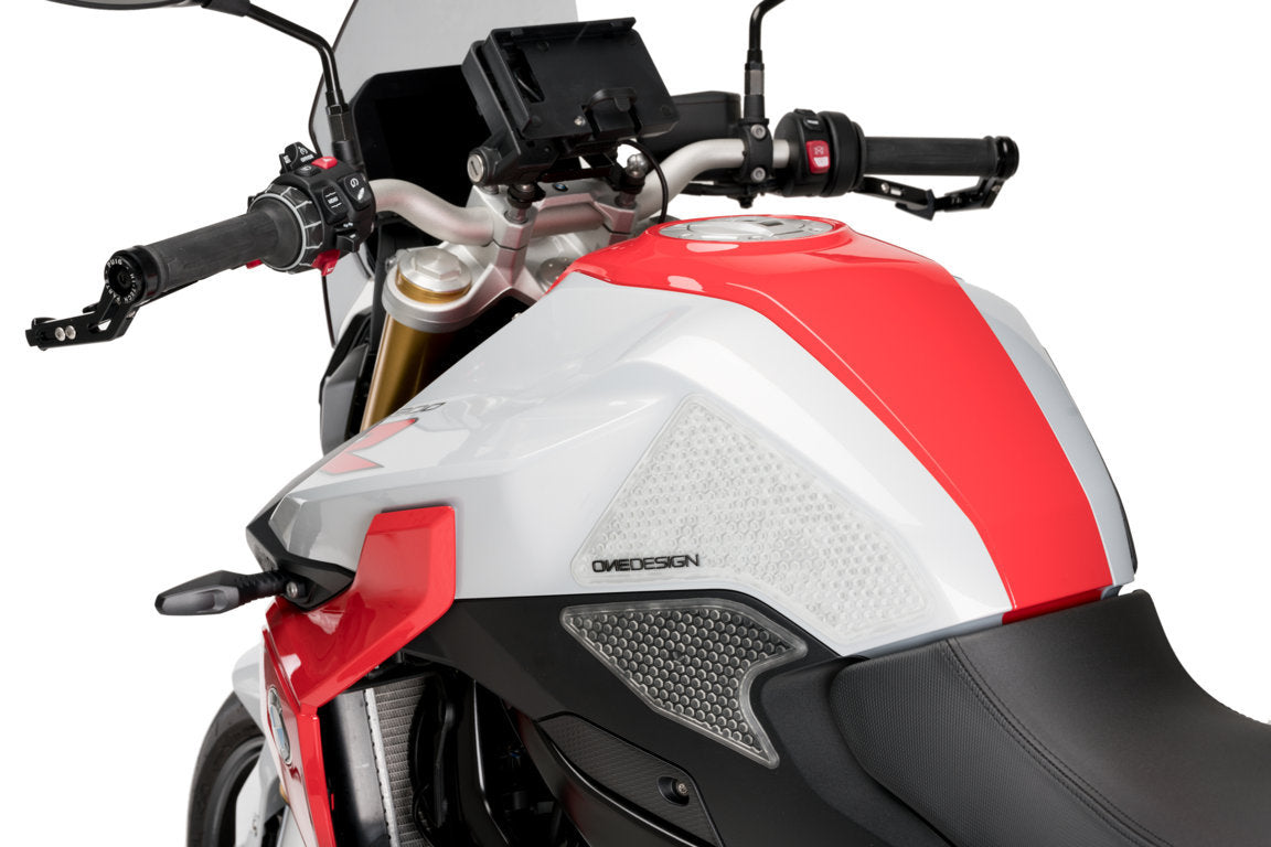Onedesign Tank Grips | Clear | BMW F 900 R 2020>Current - Pyramid Motorcycle Accessories