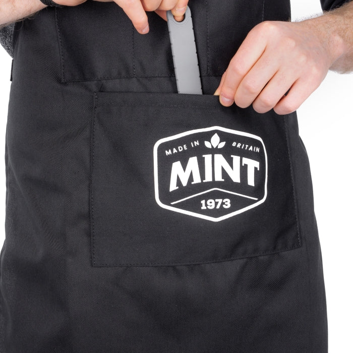 Oxford Mint Workshop Apron | Black - Shop name