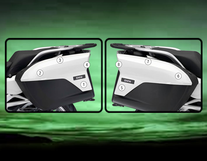 Eazi-Grip Pannier Protection Kit | Clear - Matte | BMW K 1600 GT and GTL 2022>Current