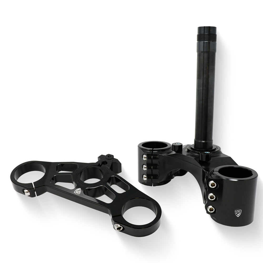 CNC Racing Triple Clamps Ø53-53 mm - Adjustable Offset for Ducati 1098 1198 - Pyramid Motorcycle Accessories