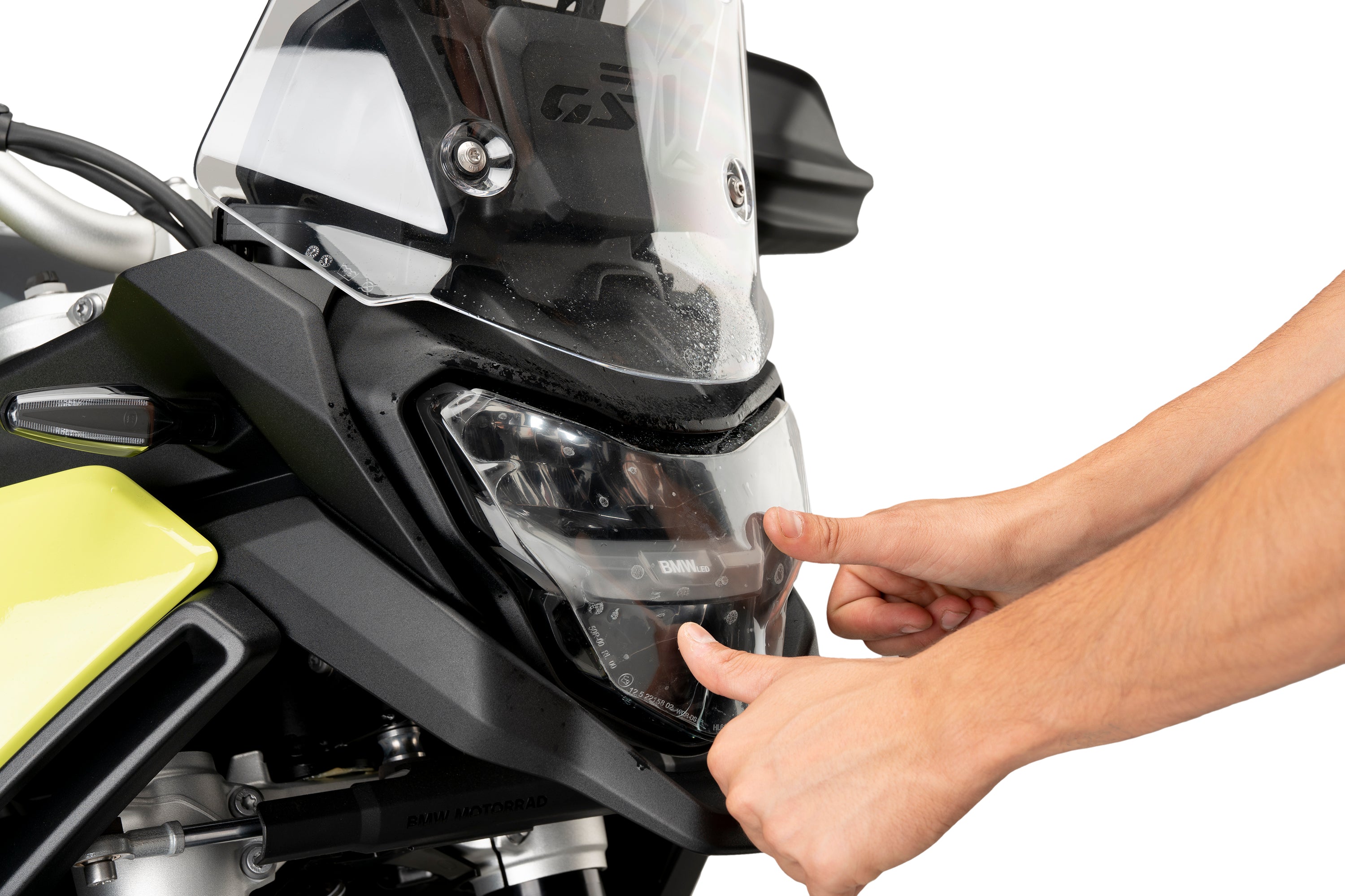 Puig Adhere Headlight Guard | Clear | BMW F 900 GS 2024>Current - Shop name