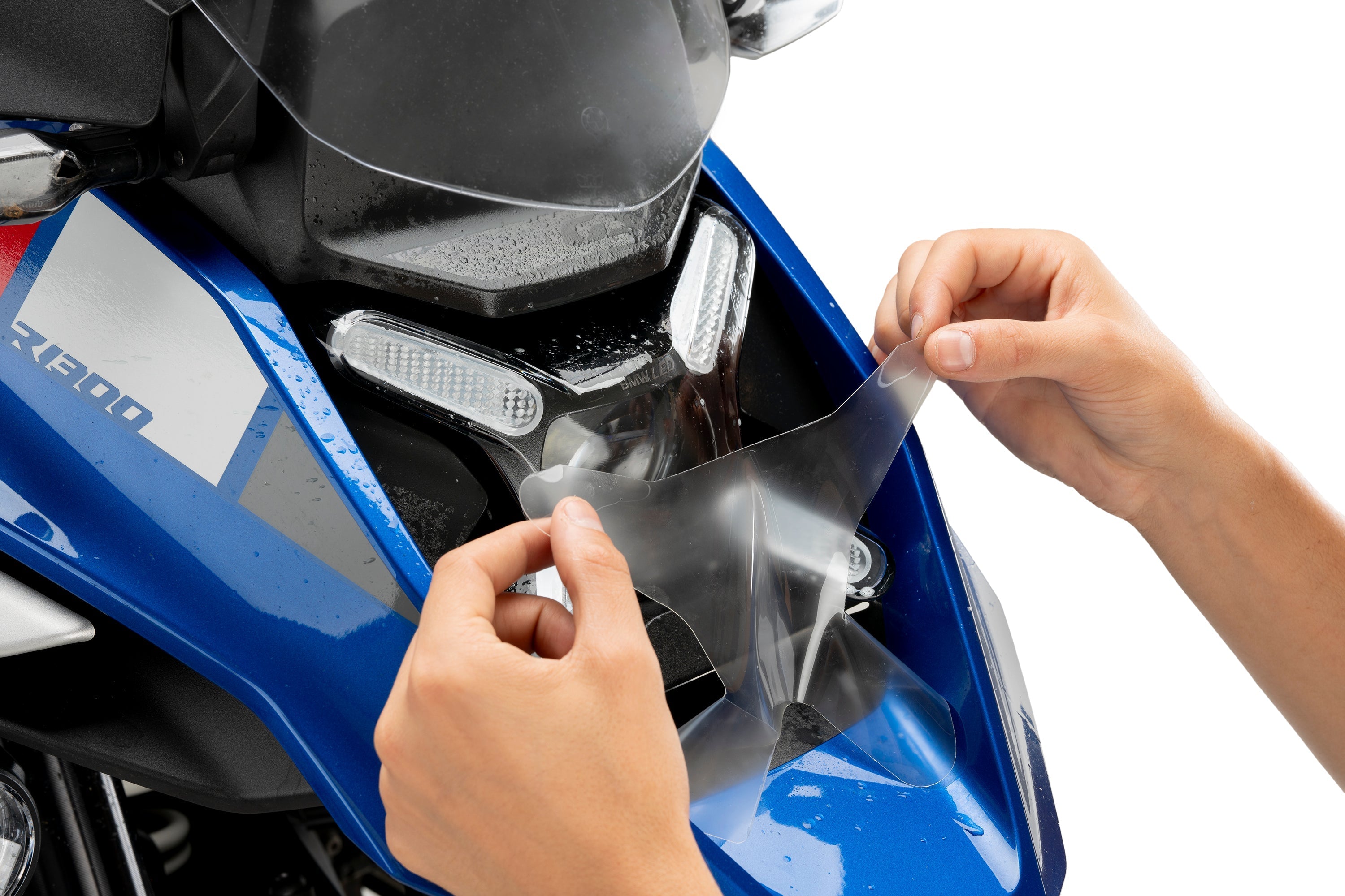 Puig Adhere Headlight Guard | Clear | BMW R 1300 GS 2023>Current - Shop name