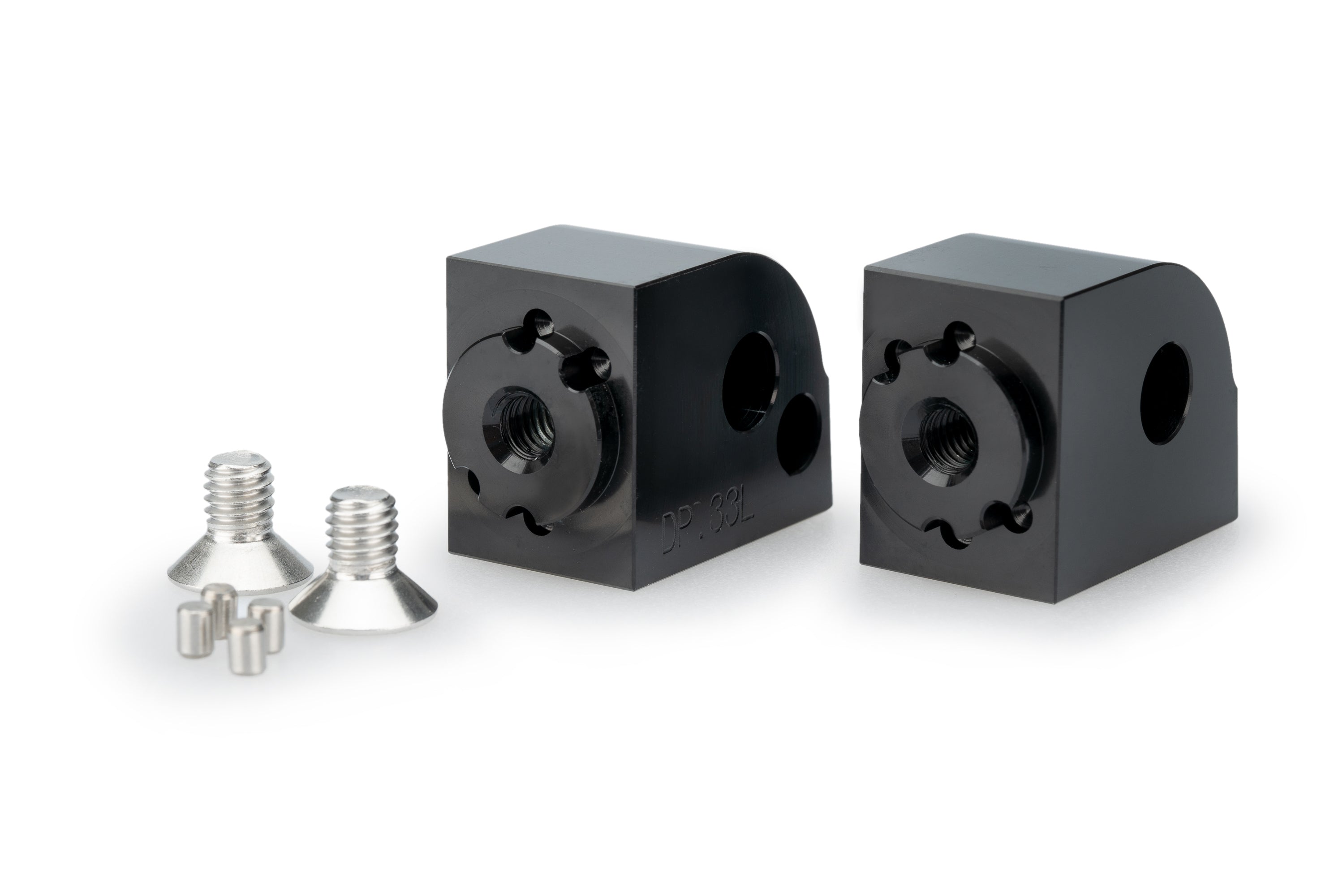 Puig Adjustable Passenger Footpeg Adaptor | Black | BMW R 1300 GS 2023>Current - Shop name