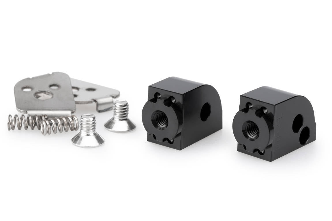 Puig Adjustable Passenger Footpeg Adaptor | Black | Suzuki V-Strom 1050DE 2023>Current - Shop name