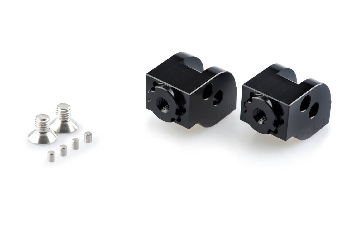 Puig Adjustable Rider or Passenger Footpeg Adaptor | Black | Ducati Scrambler Full Throttle 2015>Current - Shop name