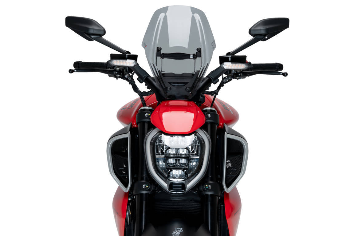 Puig Adjustable Sport Screen | Light Smoke | Ducati Diavel V4 2024>Current - Shop name