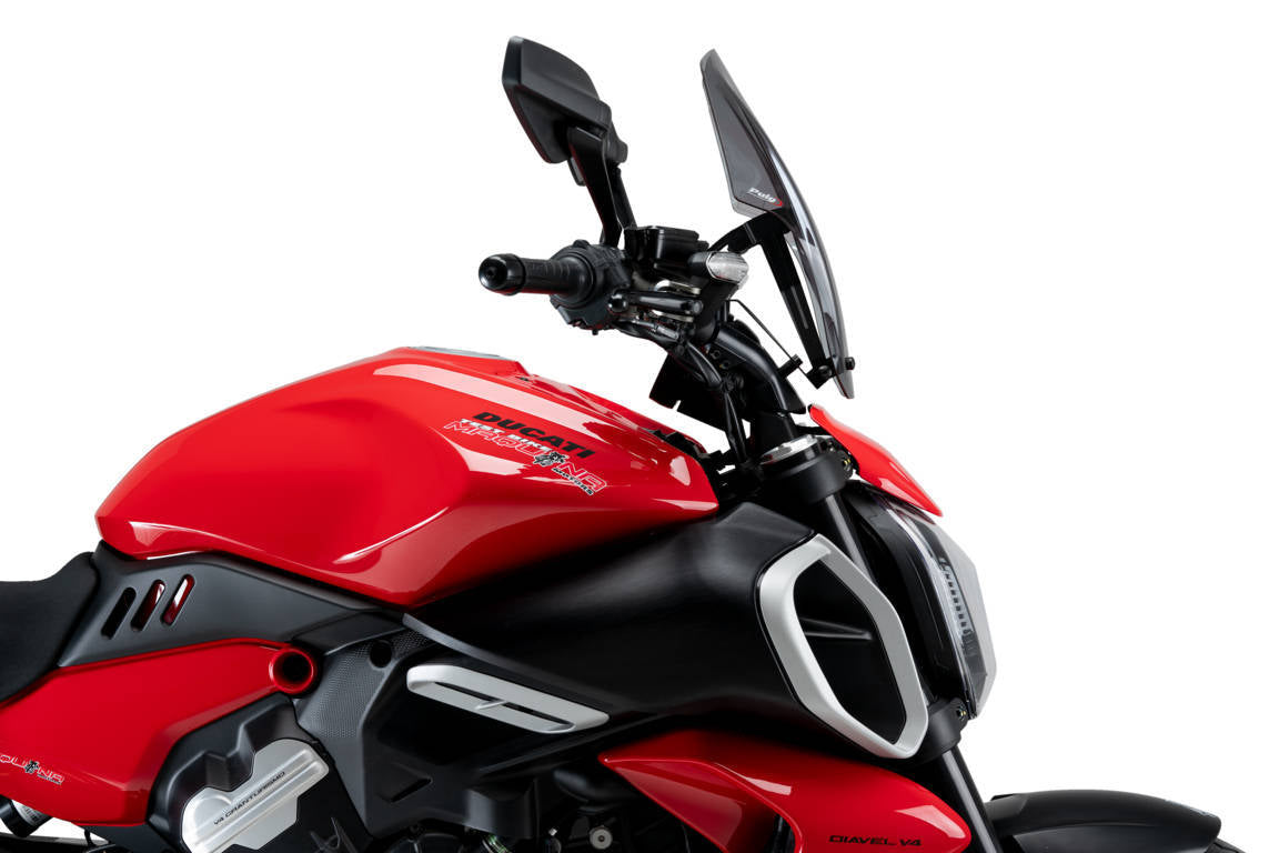 Puig Adjustable Sport Screen | Light Smoke | Ducati Diavel V4 2024>Current - Shop name