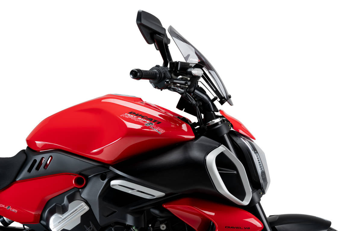 Puig Adjustable Sport Screen | Light Smoke | Ducati Diavel V4 2024>Current - Shop name