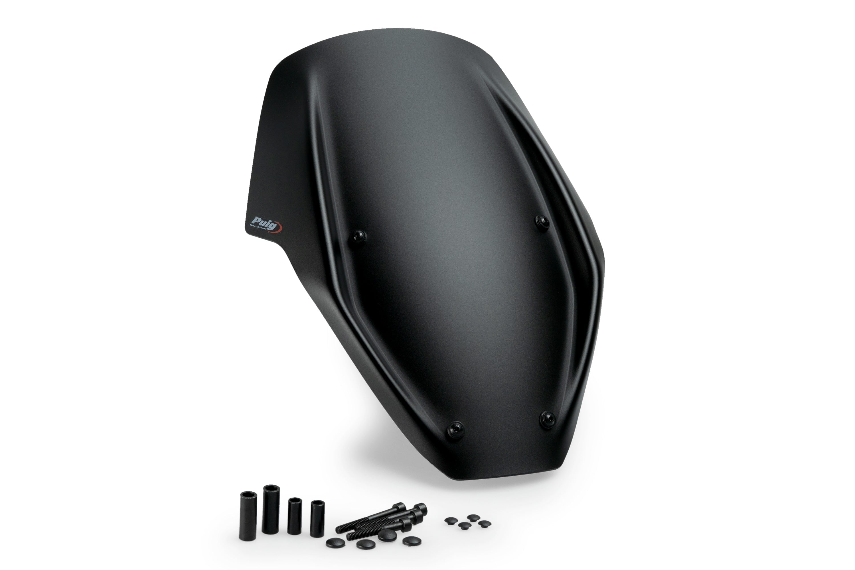 Puig Adjustable Sport Screen | Matte Black (Opaque) | Ducati Diavel V4 2024>Current - Shop name