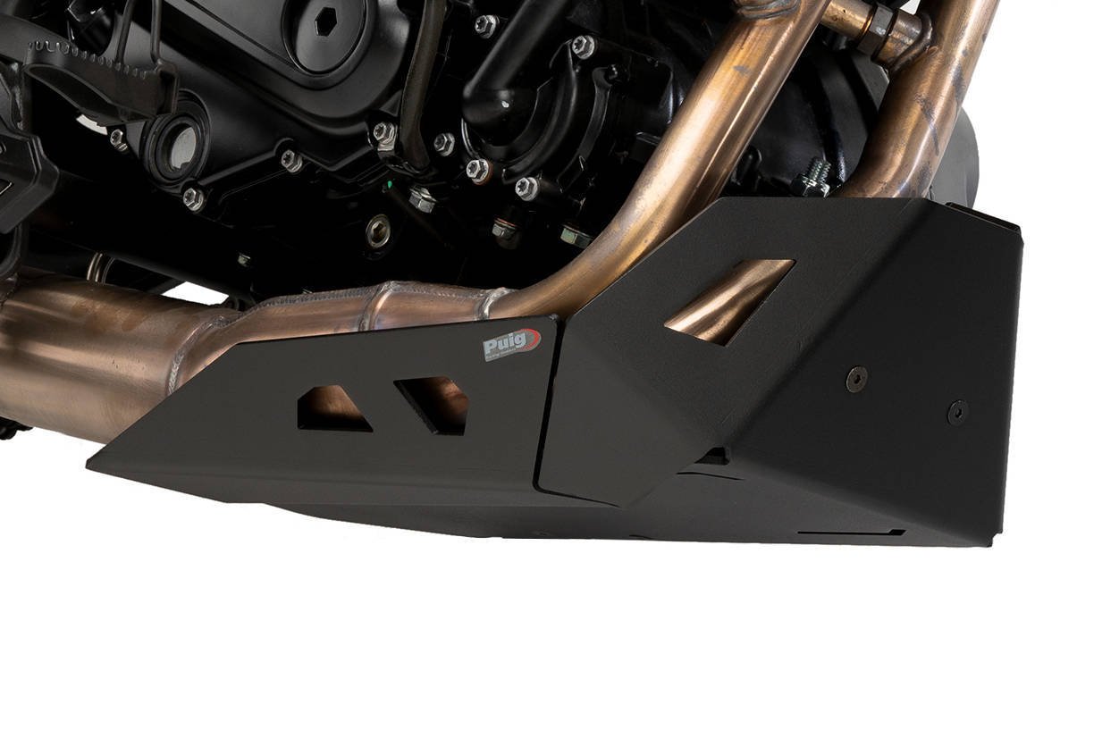 蘭丸 Puig Aluminium Belly Pan | Black | Benelli TRK 702/X 2023>