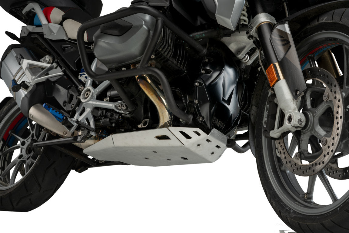Puig Aluminium Belly Pan | Silver | BMW R 1250 GS 2021>2024 - Shop name