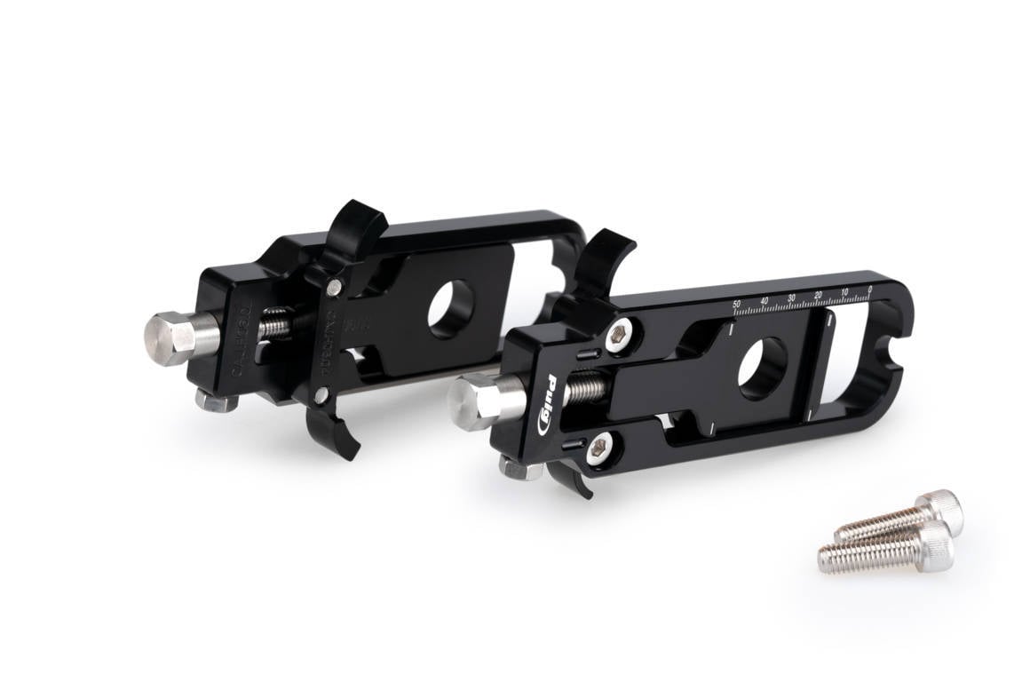 Puig Aluminium Chain Tensioner | Black | Honda CB750 Hornet 2023>Current - Shop name