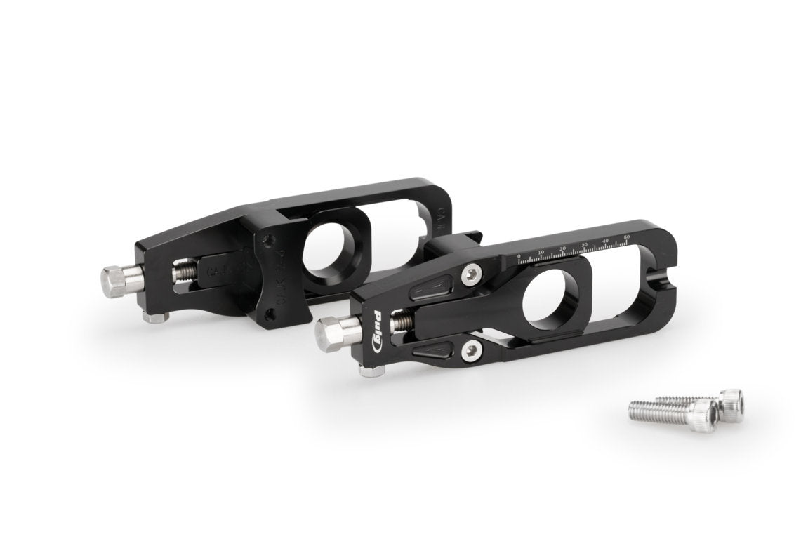 Puig Aluminium Chain Tensioner | Black | Kawasaki Ninja ZX-6R 2013>2017 - Shop name