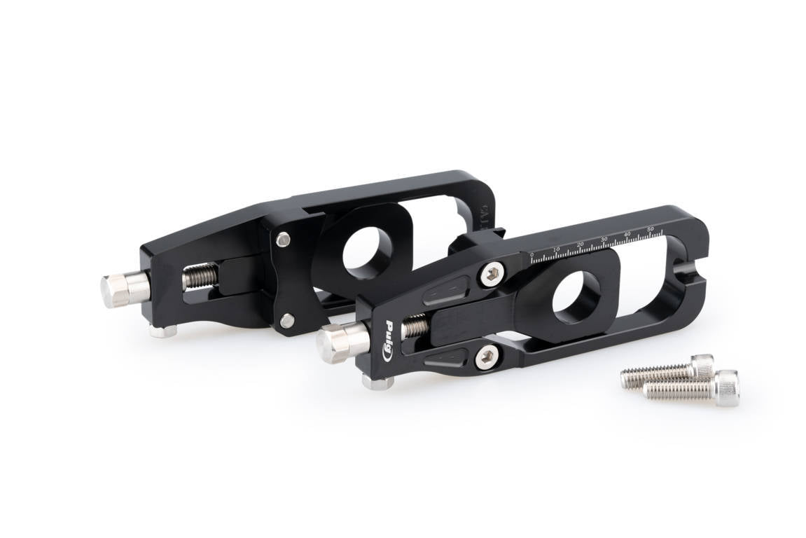 Puig Aluminium Chain Tensioner | Black | Kawasaki Z900 2017>Current - Shop name