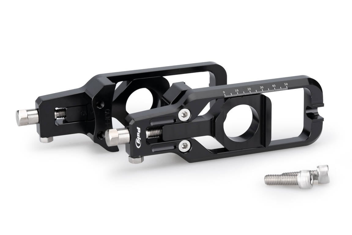 Puig Aluminium Chain Tensioner | Black | Yamaha YZF-R1 2009>2014 - Shop name