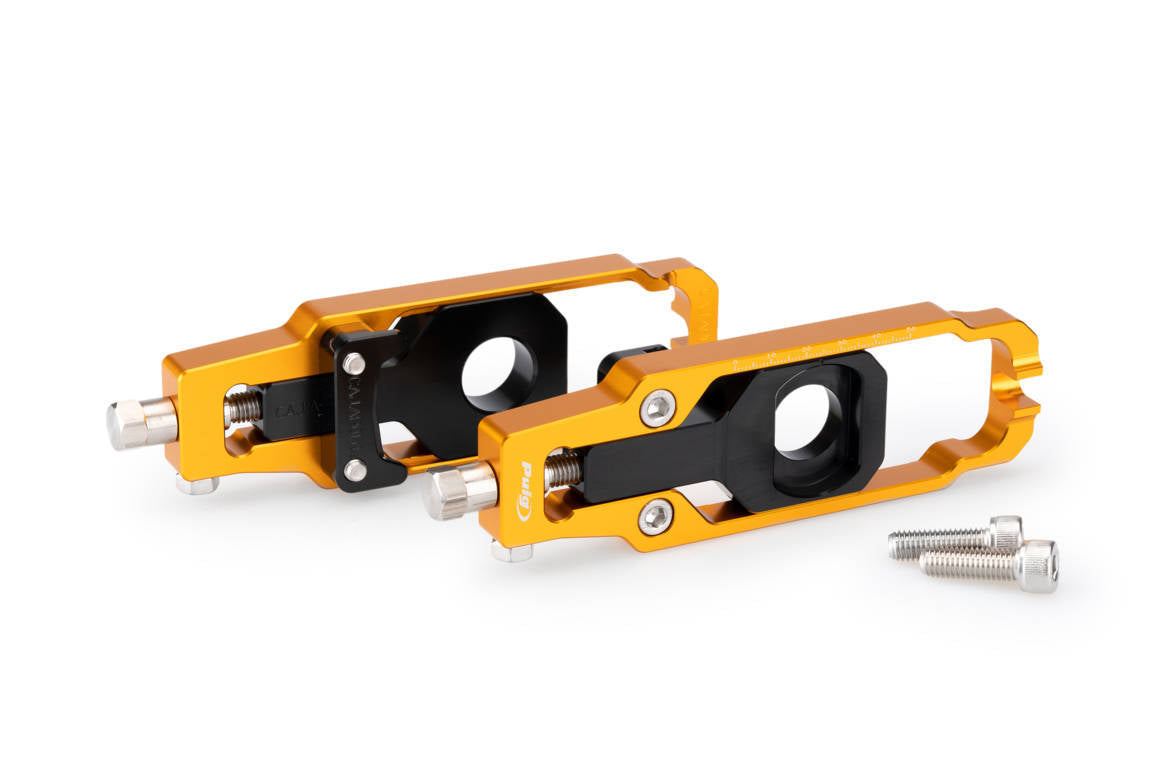 Puig Aluminium Chain Tensioner | Gold | Aprilia RS660 2021>Current - Shop name