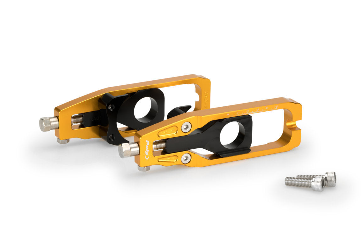 Puig Aluminium Chain Tensioner | Gold | Aprilia RSV4 R 2013>2014 - Shop name