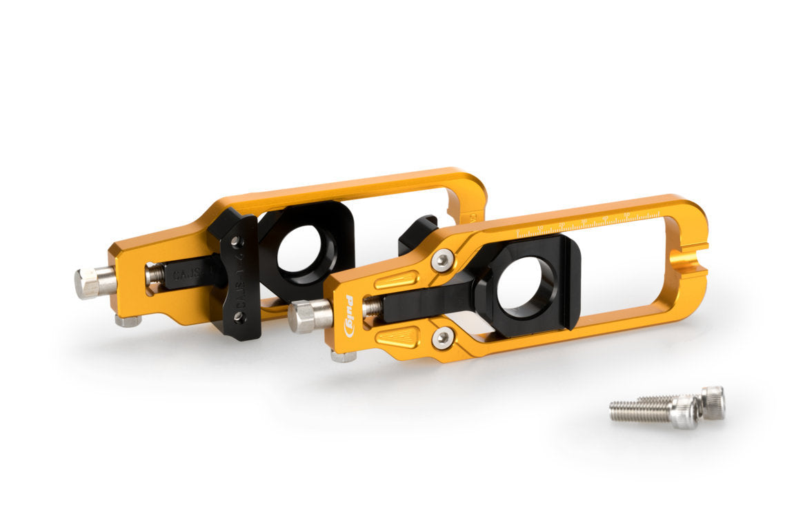 Puig Aluminium Chain Tensioner | Gold | Suzuki GSX-R600 2011>2016 - Shop name