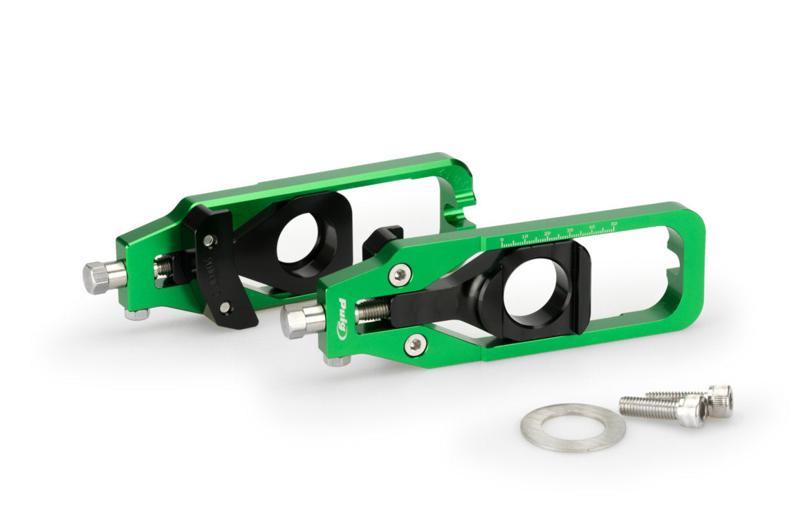 Puig Aluminium Chain Tensioner | Green | BMW S 1000 R 2014>Current - Shop name