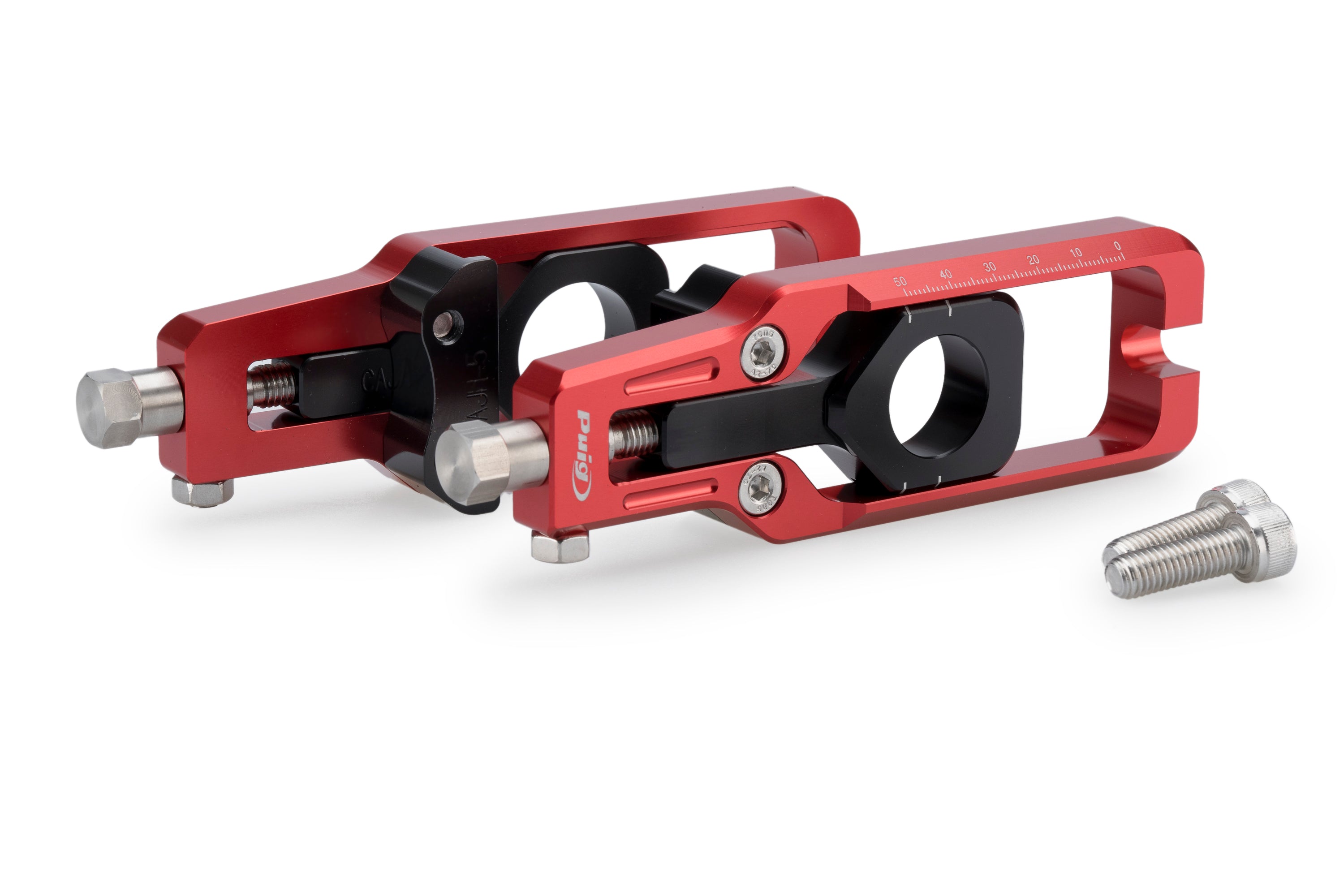 Puig Aluminium Chain Tensioner | Red | Honda CBR600RR 2024>Current - Shop name
