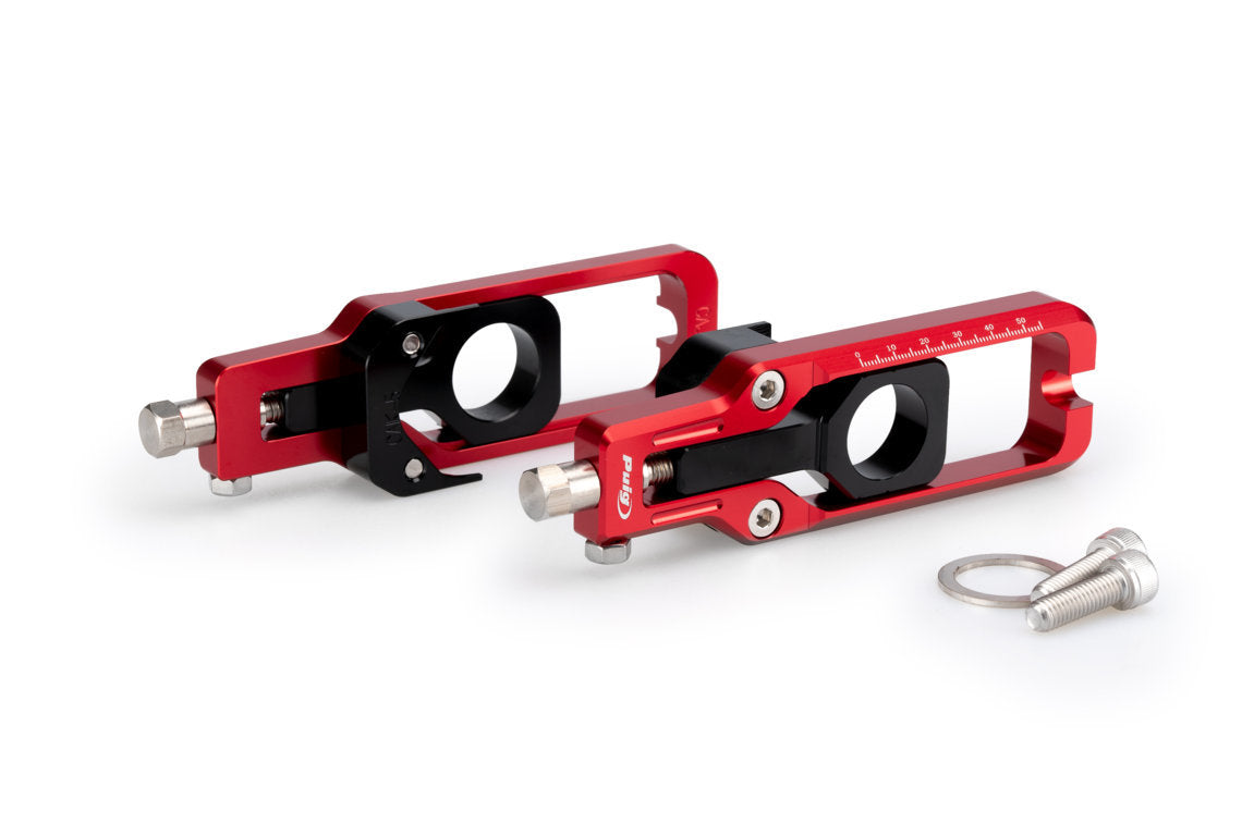 Puig Aluminium Chain Tensioner | Red | Kawasaki ZX-10RR 2021>Current - Shop name