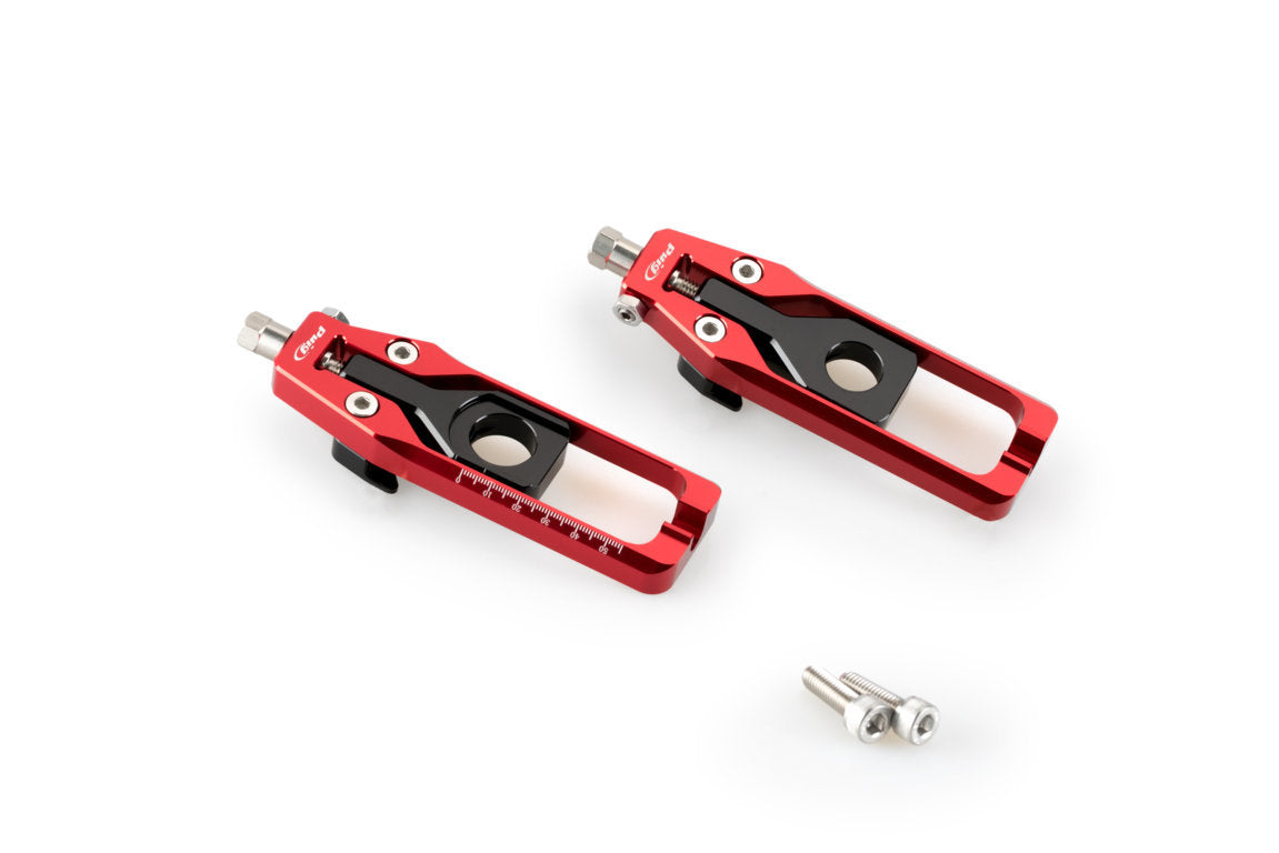 Puig Aluminium Chain Tensioner | Red | Yamaha MT-09 SP 2021>2023 - Shop name