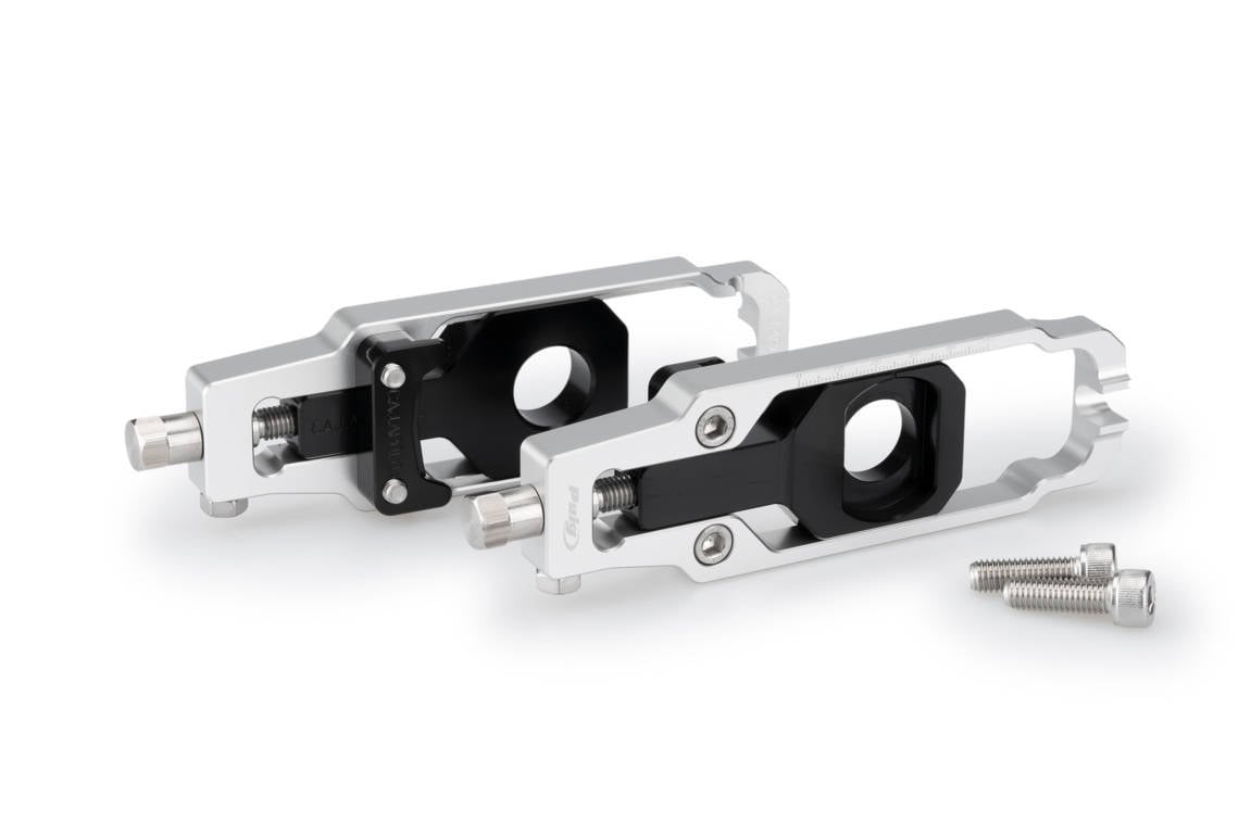 Puig Aluminium Chain Tensioner | Silver | Aprilia RS660 2021>Current - Shop name
