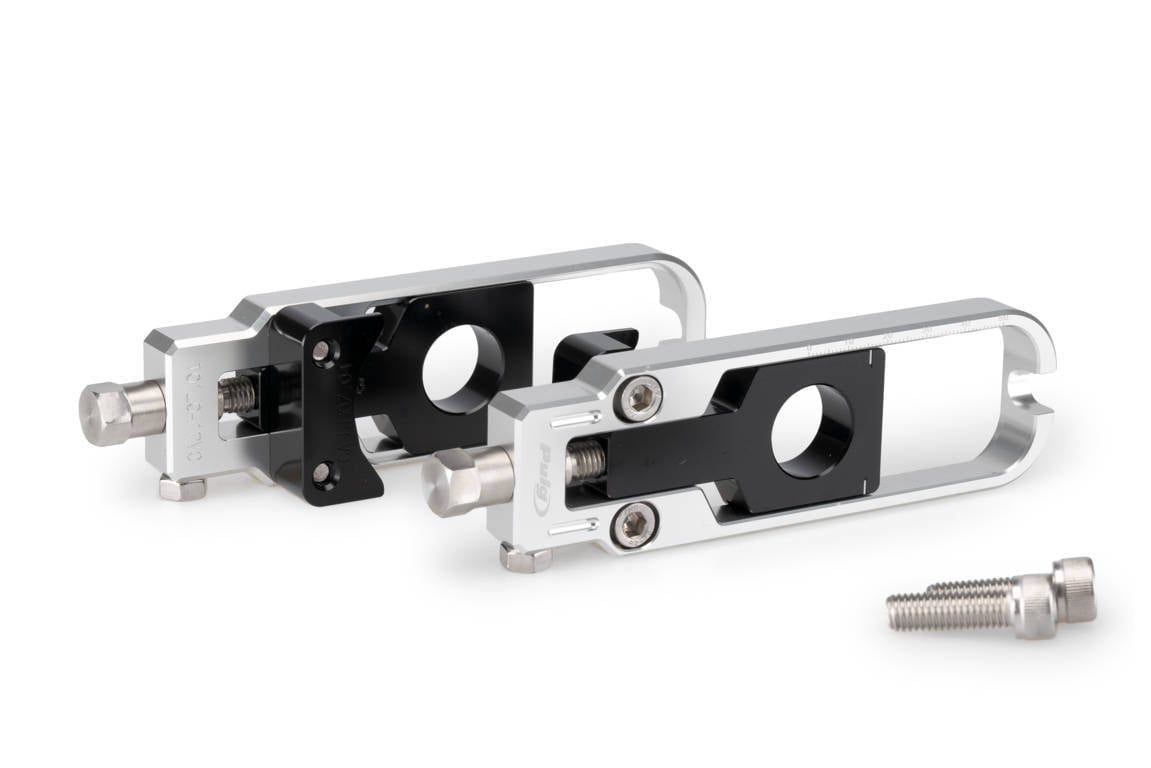 Puig Aluminium Chain Tensioner | Silver | Honda NT1100 2022>Current - Shop name