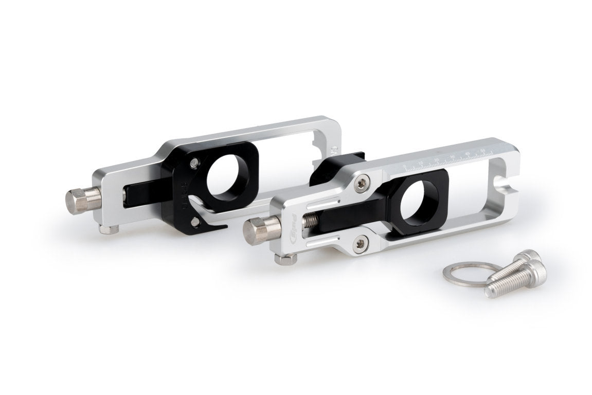 Puig Aluminium Chain Tensioner | Silver | Kawasaki ZX-10RR 2021>Current - Shop name