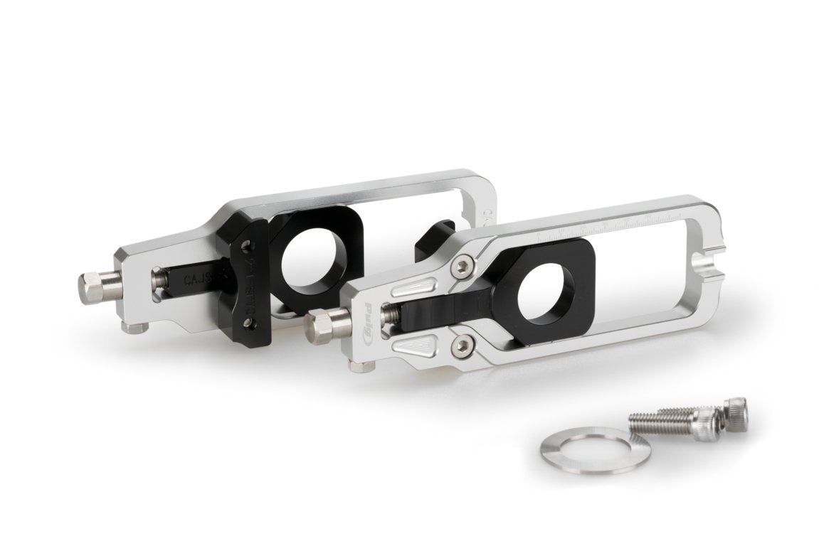 Puig Aluminium Chain Tensioner | Silver | Suzuki GSX-R1000 2009>2016 - Shop name