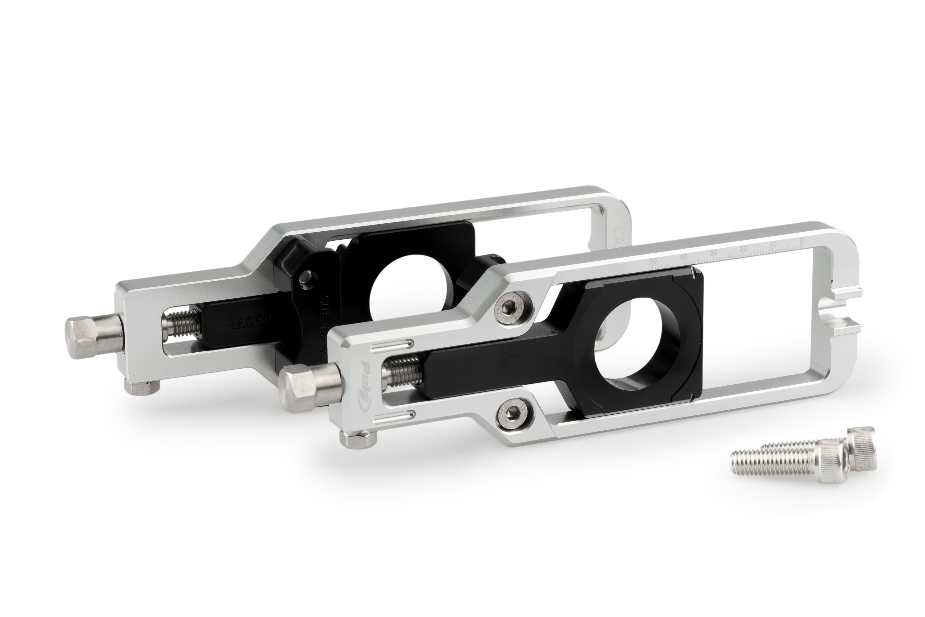 Puig Aluminium Chain Tensioner | Silver | Suzuki GSX-R1000R 2017>2021 - Shop name
