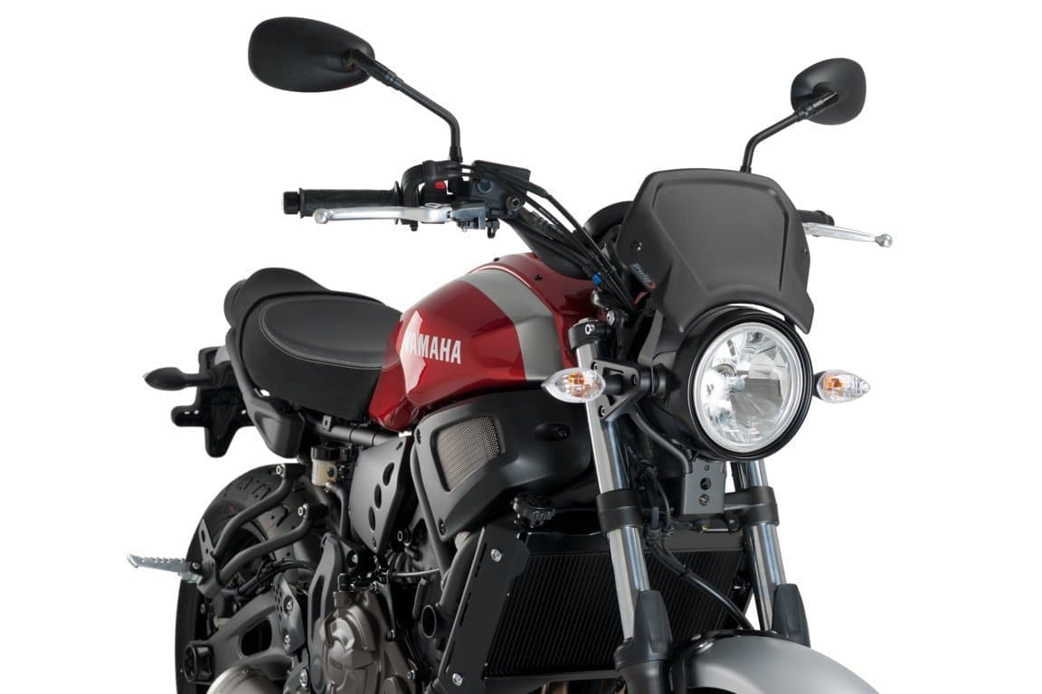 Puig Aluminium Fly Screen | Black | Triumph Speed 400/Scrambler 400 X 2024>Current - Shop name