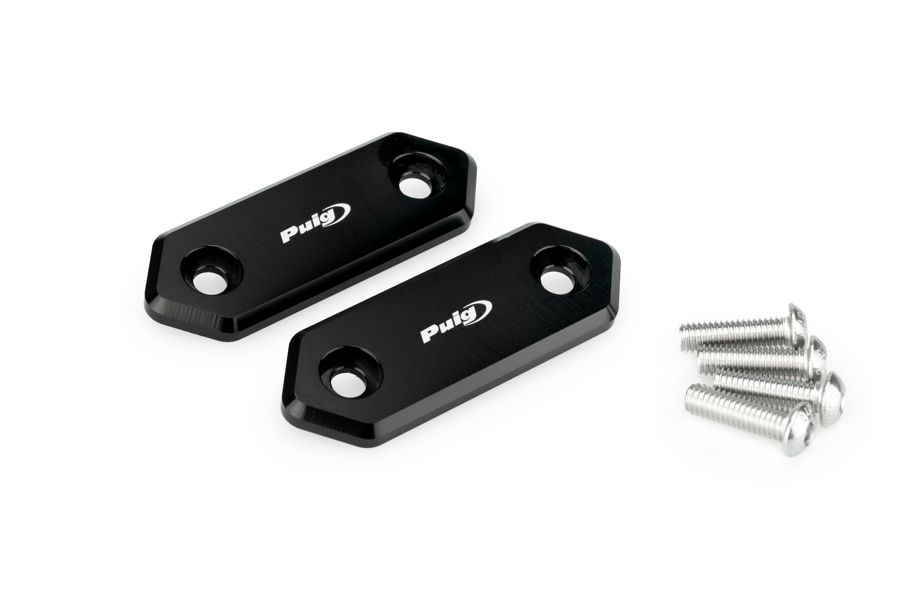 Puig Aluminium Mirror Caps | Black | Kawasaki Ninja ZX-4RR 2024>Current - Shop name