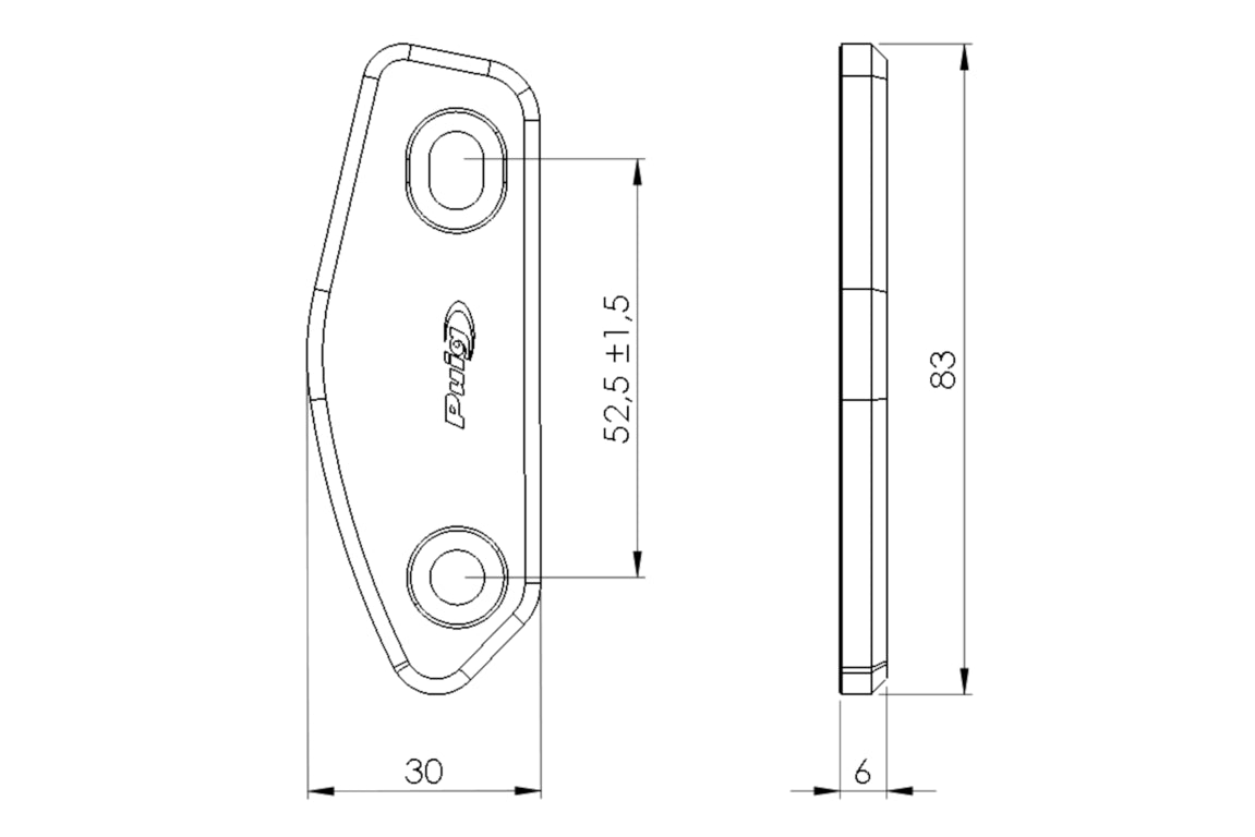 Puig Aluminium Mirror Caps | Black | Suzuki GSX-R 250 2017>2019 - Shop name