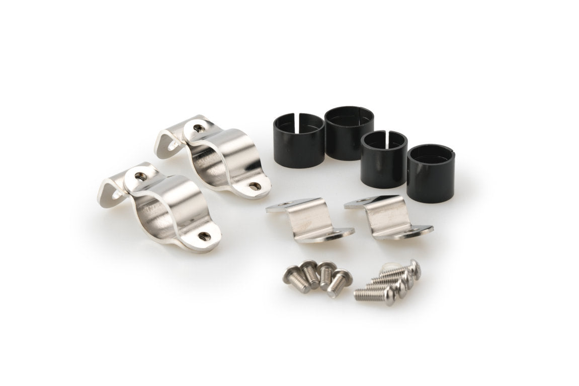 Puig America 1 2 3 Screen Handlebar Fitting Kit | Silver - Shop name