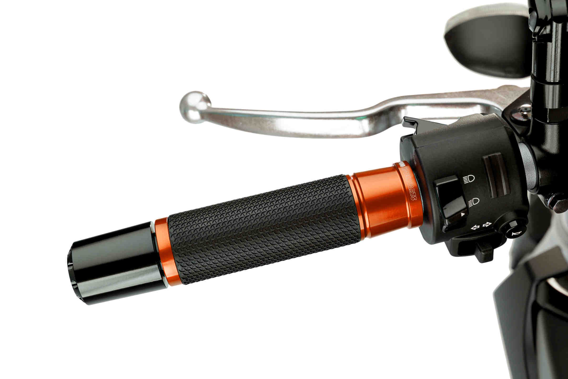 Puig Ascent Grips - 119mm | Orange - Shop name