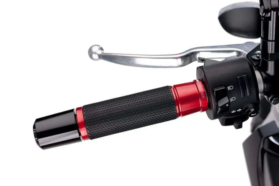Puig Ascent Grips - 119mm | Red - Shop name