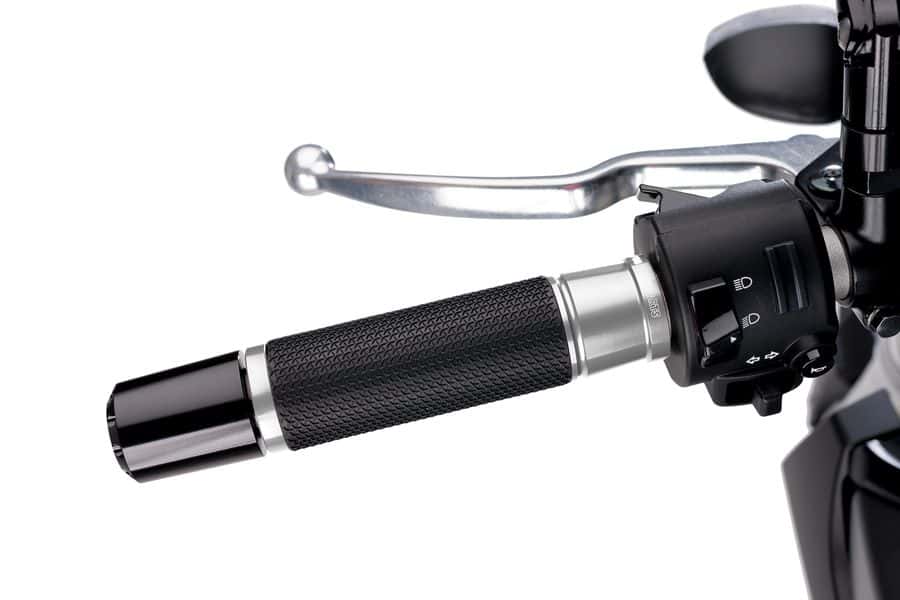 Puig Ascent Grips - 119mm | Silver - Shop name